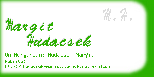 margit hudacsek business card